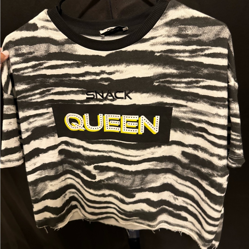 Printed crop top